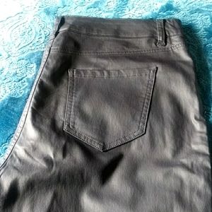 Jeans...Faux Leather.. Size 10